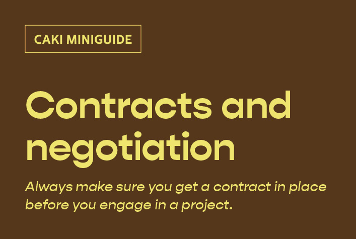 Contracts and negotiation