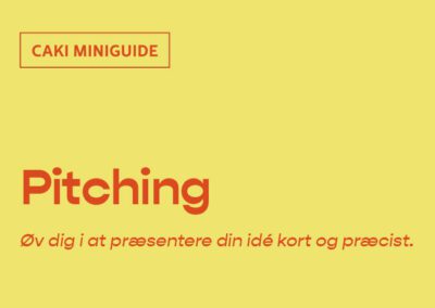 CAKIs Miniguide til pitching
