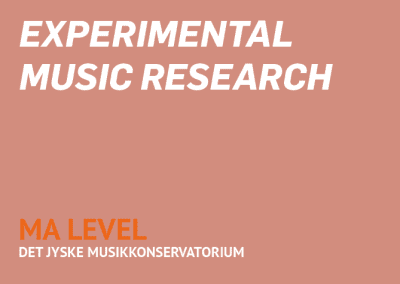 Experimental Music Research / MA