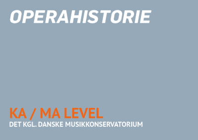 Operahistorie / KA