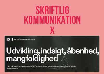 Skriftlig Kommunikation – Rytmisk Musikkonservatorium, Efterår 2024